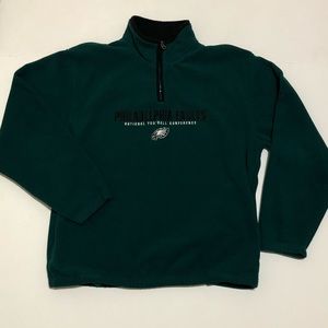 Reebok mens 1/4 zip up fleece jacket